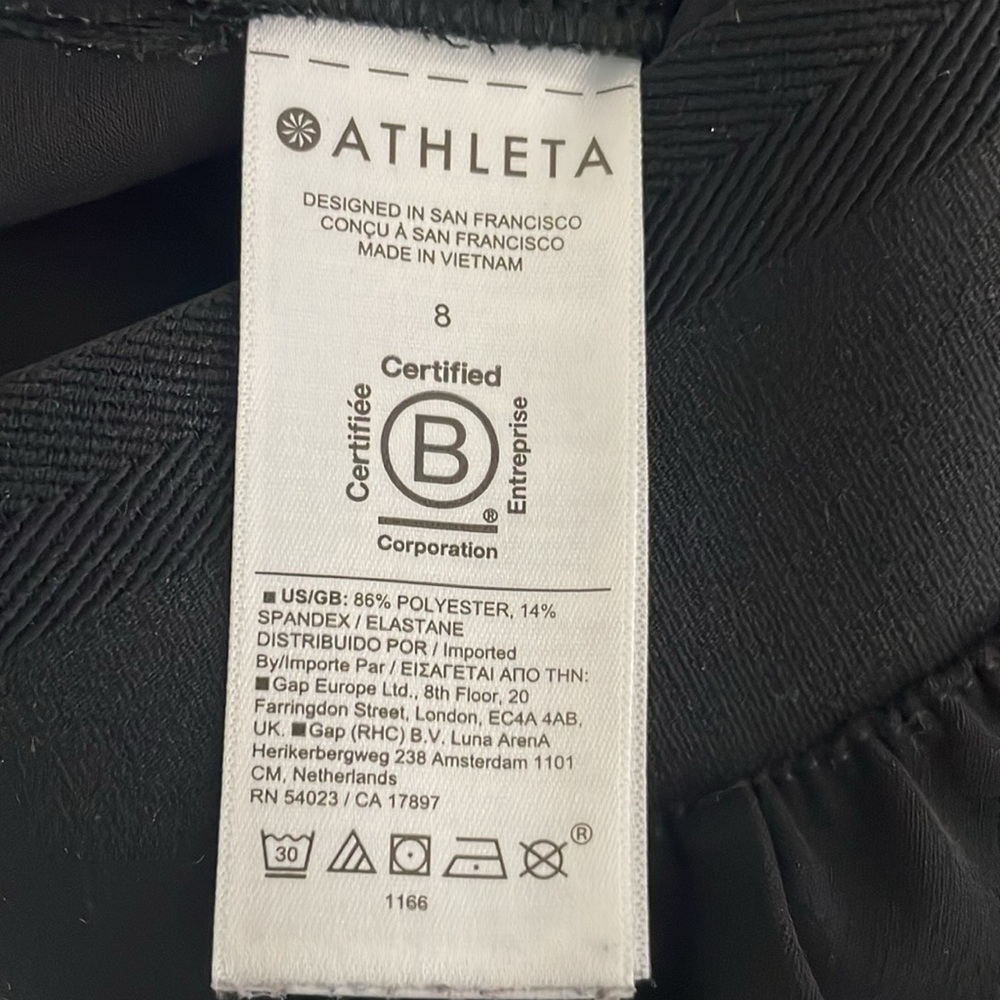 Athleta ENDLESS HIGH RISE CARGO PANT Black 8 - Picture 7 of 7